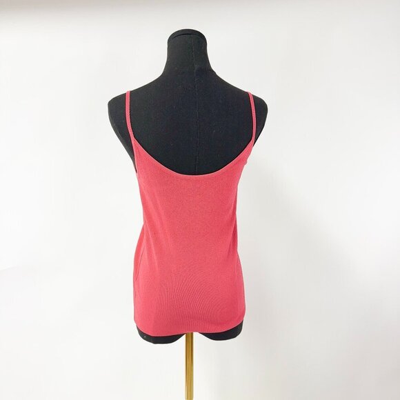 VINTAGE PINK 90S FEATHER KNIT TANK TOP - Picture 2 of 4